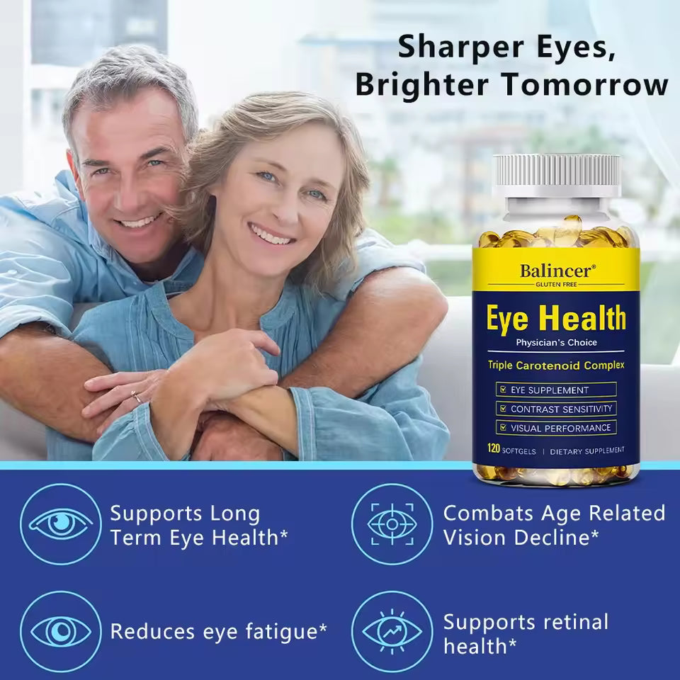 Lutein-with Lutein and Carotene-Eye Health Supplement, Supports Vision Health, Promotes Eye Health, Boosts Visual Performance
