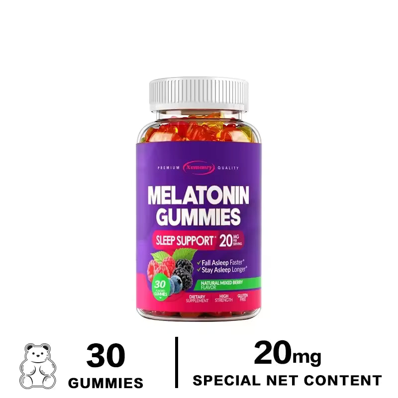 Melatonin Gummies - Enhances Immunity, and Supports Health, Improves Insomnia, Relieves Stress, Promotes Sleep