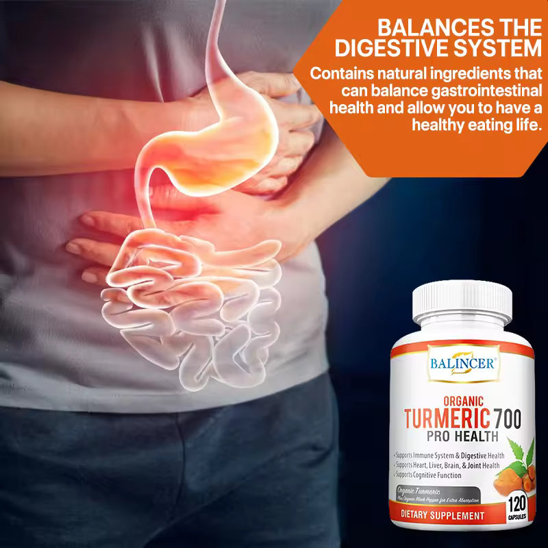 Curcumin Capsules - Well Absorbed, Supports Joint Health, Antioxidant and Digestive Health, Strengthens The Immune System