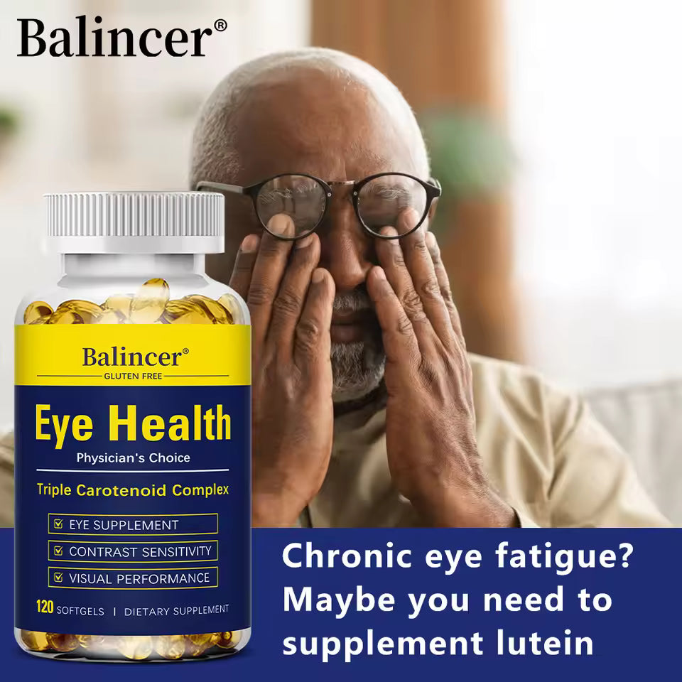 Lutein-with Lutein and Carotene-Eye Health Supplement, Supports Vision Health, Promotes Eye Health, Boosts Visual Performance