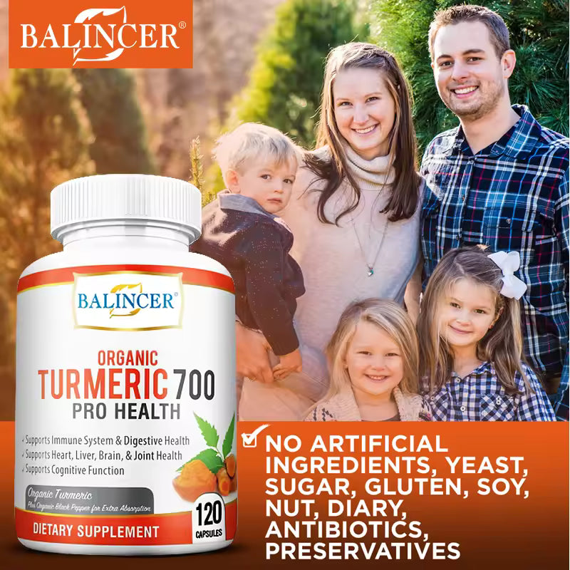 Curcumin Capsules - Well Absorbed, Supports Joint Health, Antioxidant and Digestive Health, Strengthens The Immune System