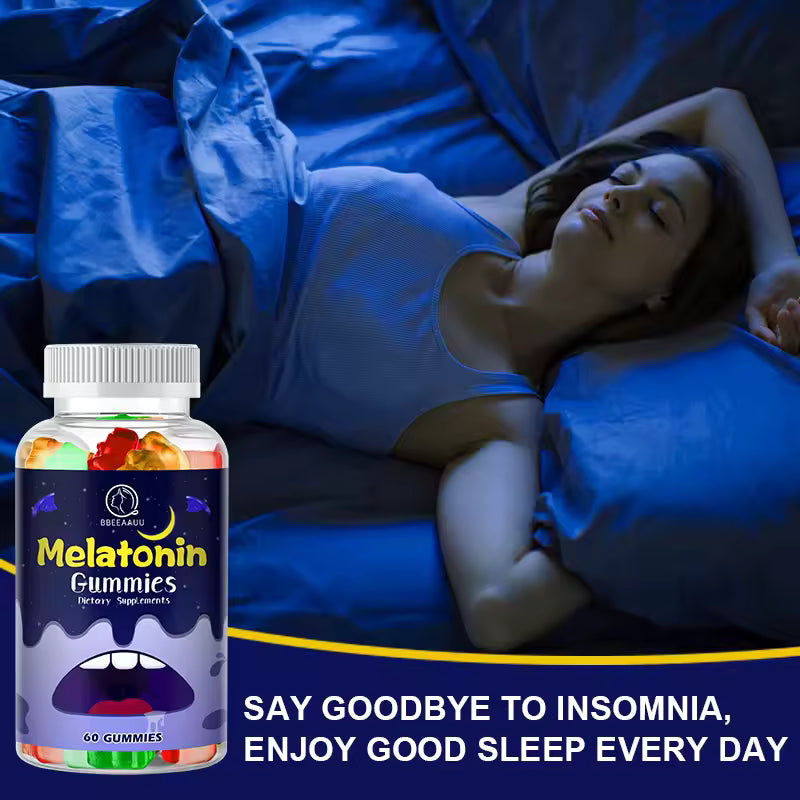 10mg Melatonin Gummies Sleep Better Adjust time Difference Immunity Health Good Night Deep Sleep Good Mood