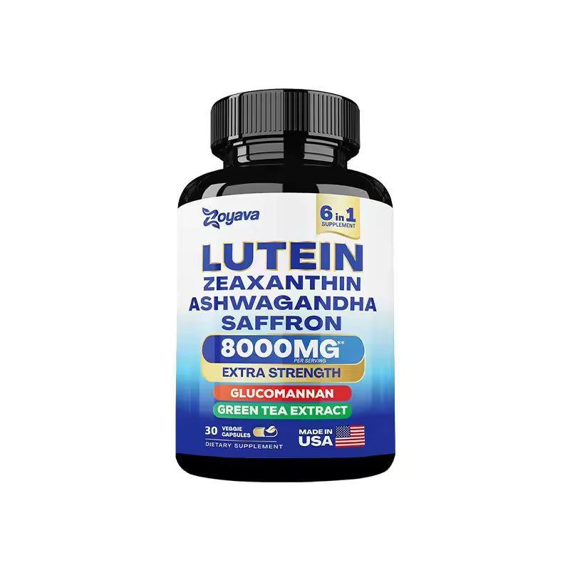 Lutein and Zeaxanthin Supplement - Eye Vitamins for Adults Eye Health Supplement with Glucomannan, Ashwagandha for Vision & Eyes