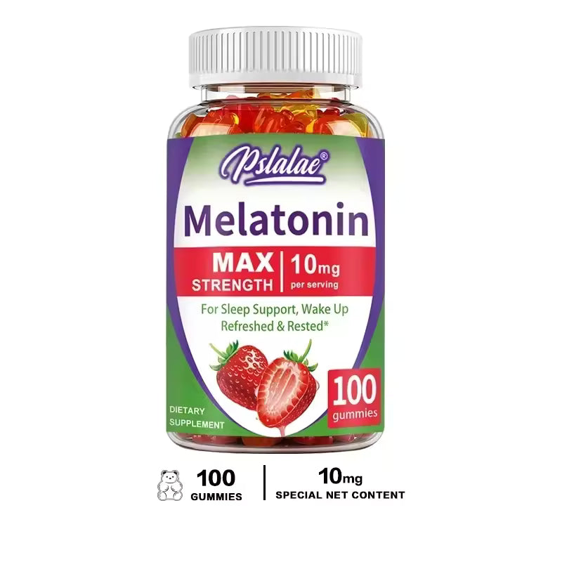 Melatonin Gummy - Support Deep Sleep, Relieve Anxiety, Improve Sleep Quality, Enhance Immunity, and Increase Mental Vitality