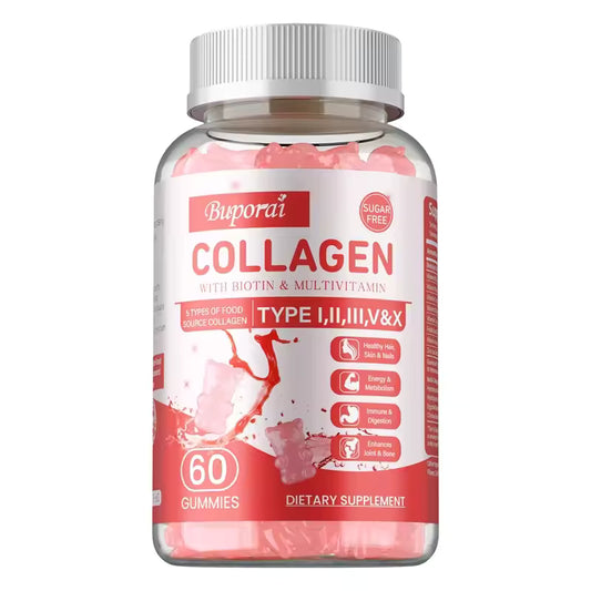 Collagen Gummies - Brighten Skin Tone, Whiten and Anti-aging, Anti-oxidation, Enhance Immunity, Anti-wrinkle
