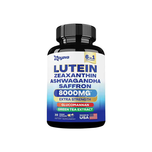 Lutein and Zeaxanthin Supplement - Eye Vitamins for Adults Eye Health Supplement with Glucomannan, Ashwagandha for Vision & Eyes