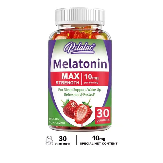 Melatonin Gummy - Support Deep Sleep, Relieve Anxiety, Improve Sleep Quality, Enhance Immunity, and Increase Mental Vitality